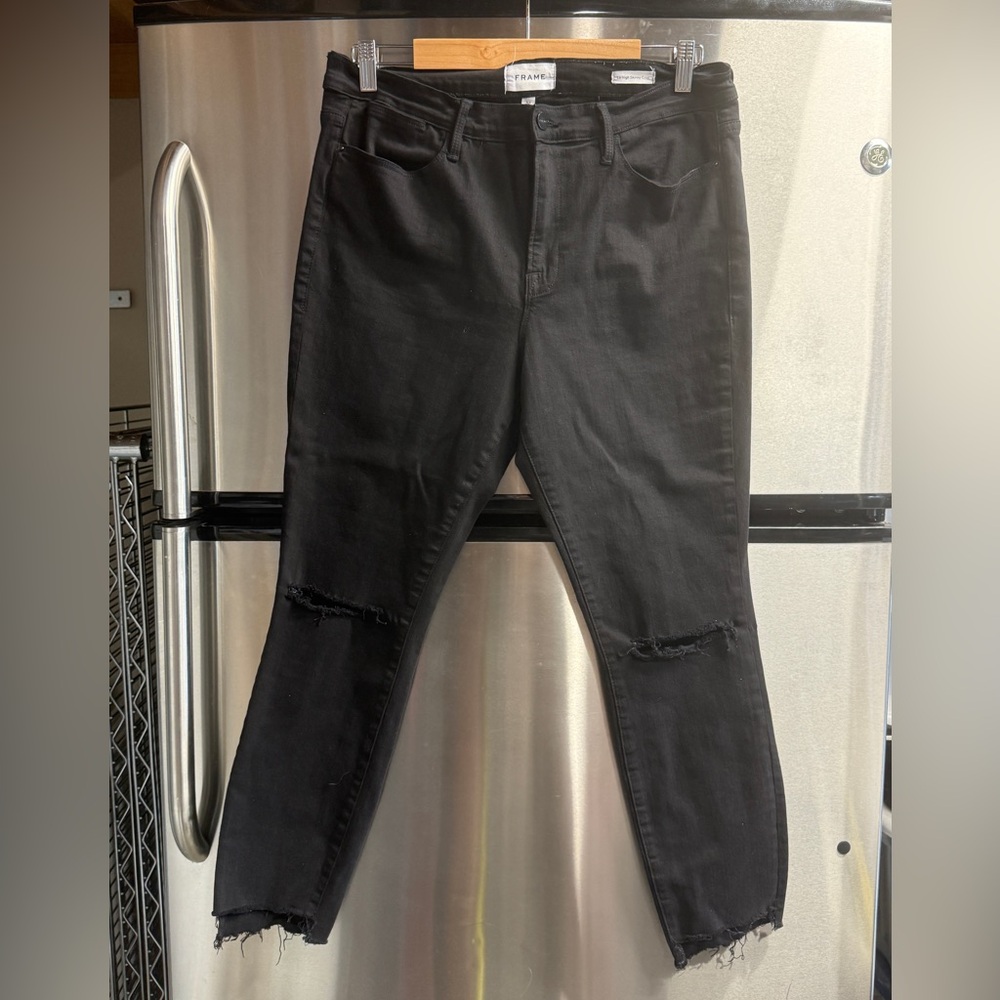 Frame ‘le high skinny crop’ Jean